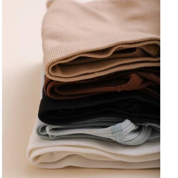 High Neck Racerback Brami Mocha - Picture 2 of 4